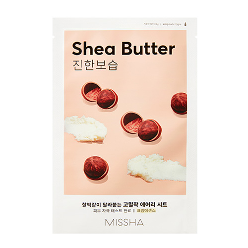 미샤 에어리 밀착 시트마스크 [시어버터] 제품 이미지