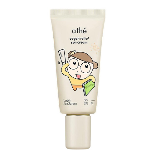 아떼 (아떼X마루는강쥐) 비건 릴리프 무기자차 선크림 [SPF50+/PA++++] 제품 이미지
