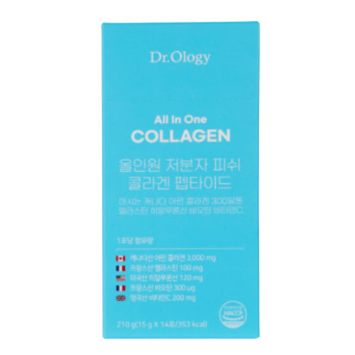 닥터올로지 브랜드의 제품 올인원 저분자 피쉬 콜라겐 펩타이드