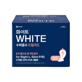 화이트 브랜드의 제품 수퍼흡수 드림가드 수퍼롱 오버나이트