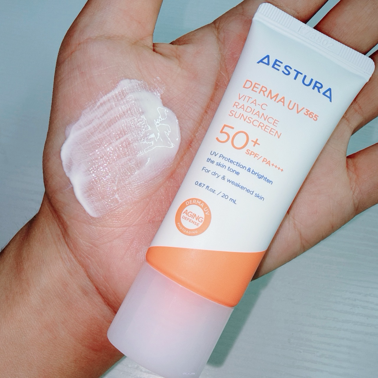 더마UV365 비타C 광채수분 선크림 [SPF50+/PA++++] 이미지 1