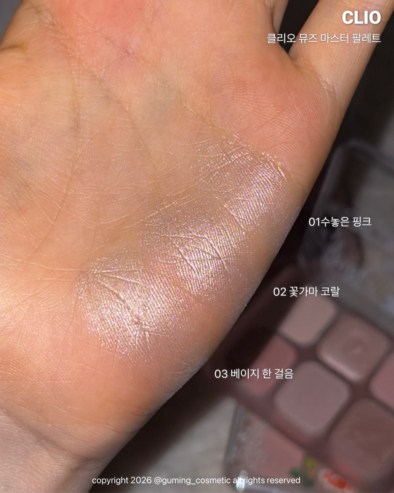 (왕실에디션) 뮤즈 마스터 팔레트 이미지 2