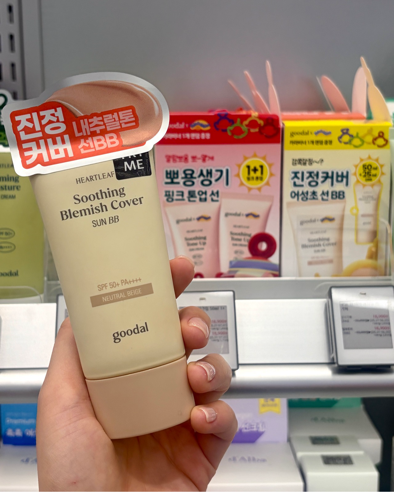 어성초 진정 블레미쉬 커버 선 비비 [SPF50+/PA++++] 이미지 1