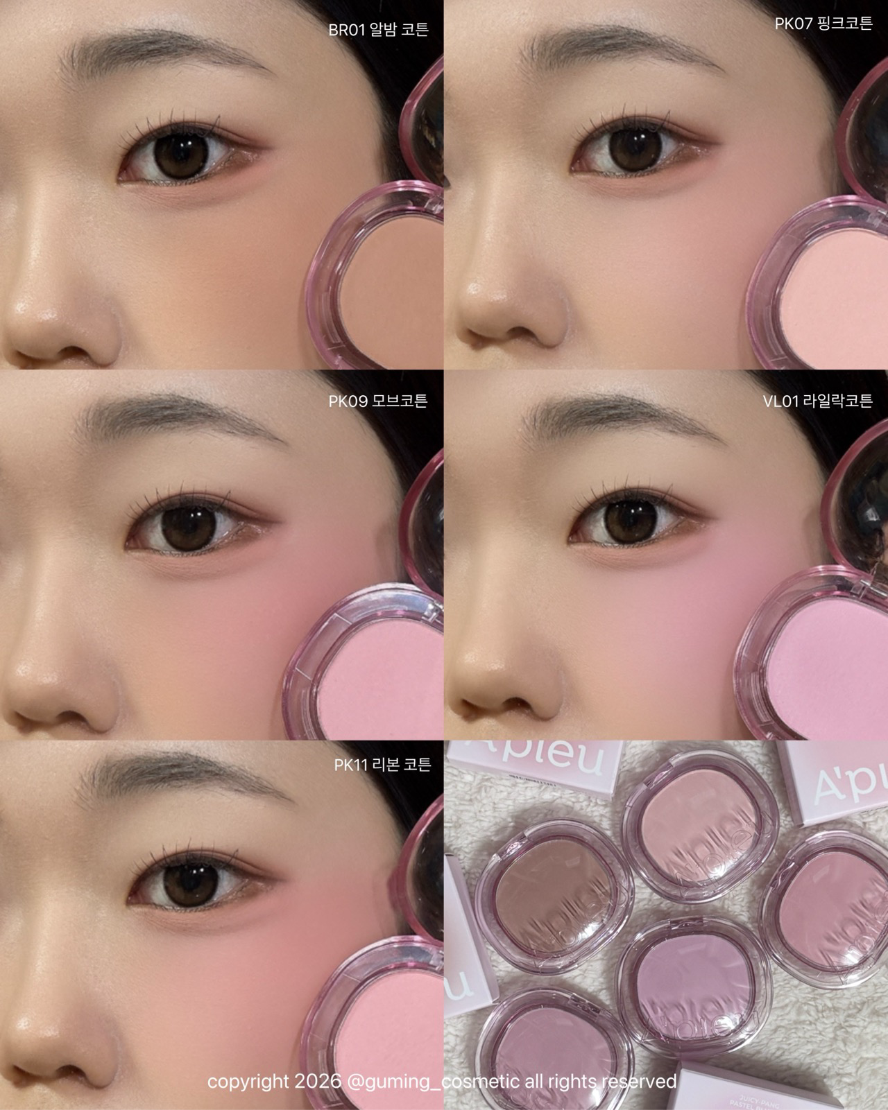 과즙팡 파스텔 블러셔 이미지 1