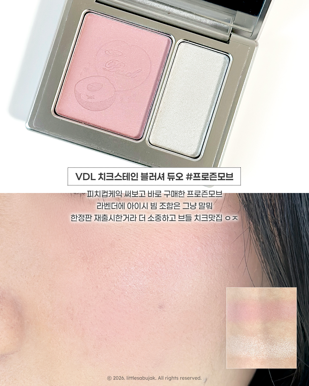 (물찬복숭아 에디션) 치크스테인 블러셔 듀오 이미지 1