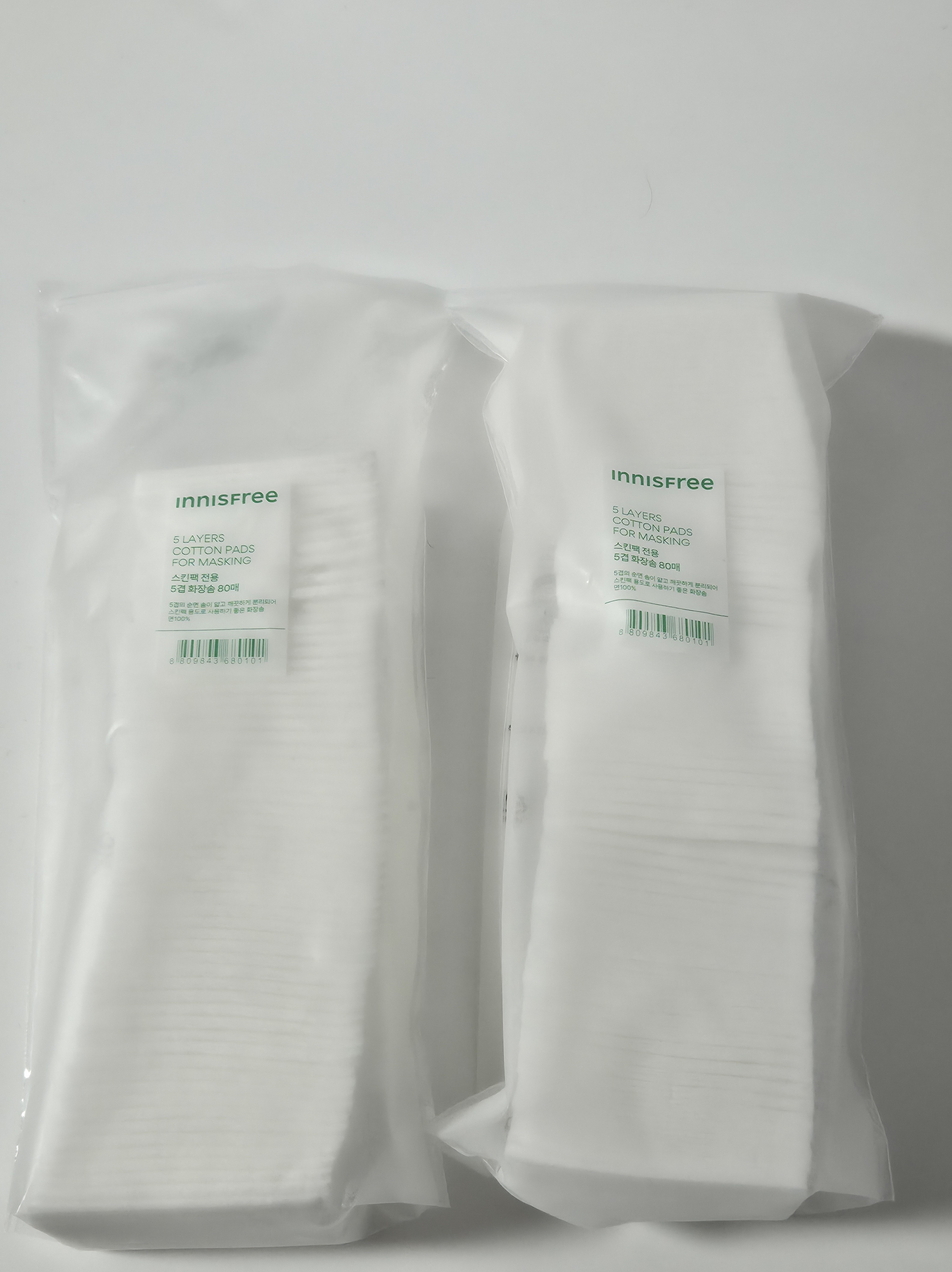 뷰티툴 스킨팩 전용 5겹 화장솜 이미지 1