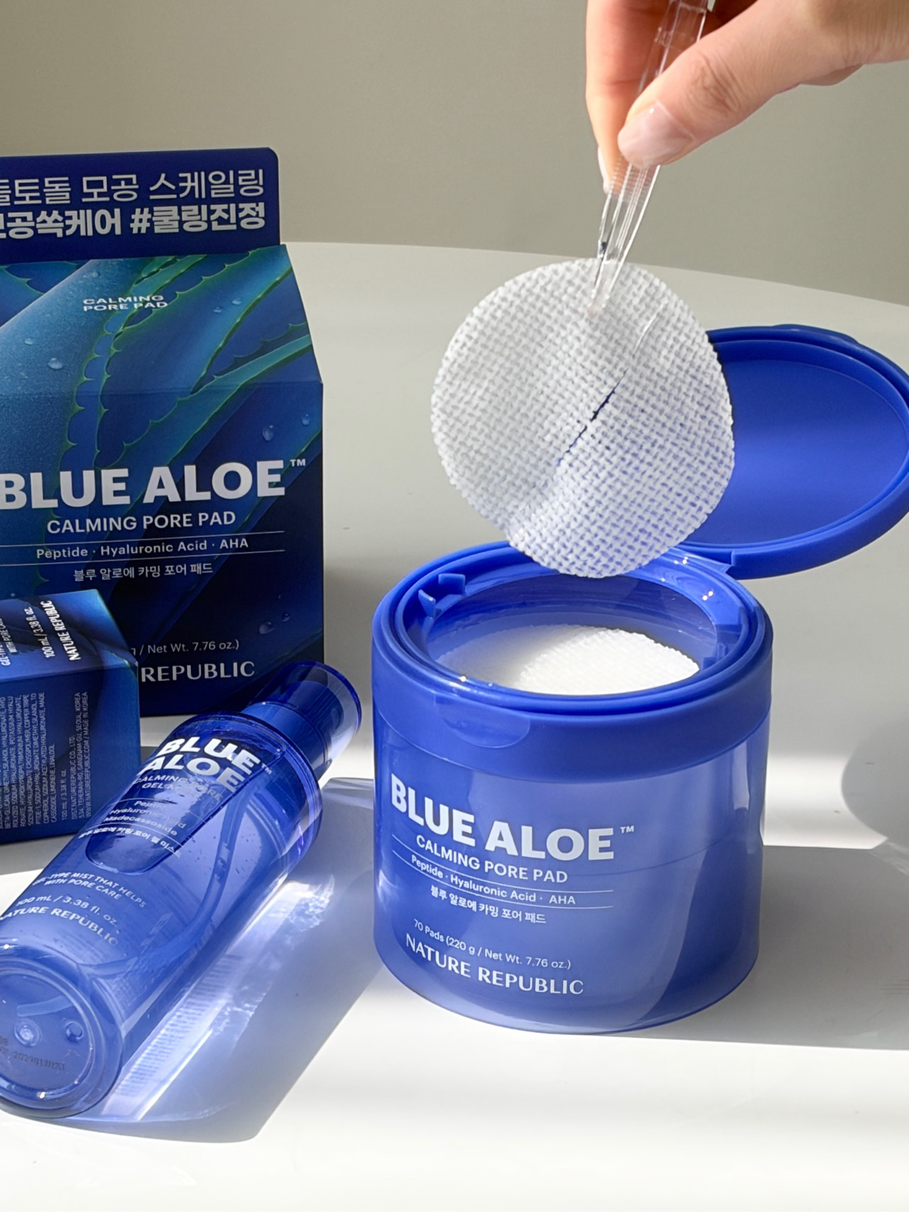 블루 알로에 카밍 포어 패드 이미지 2