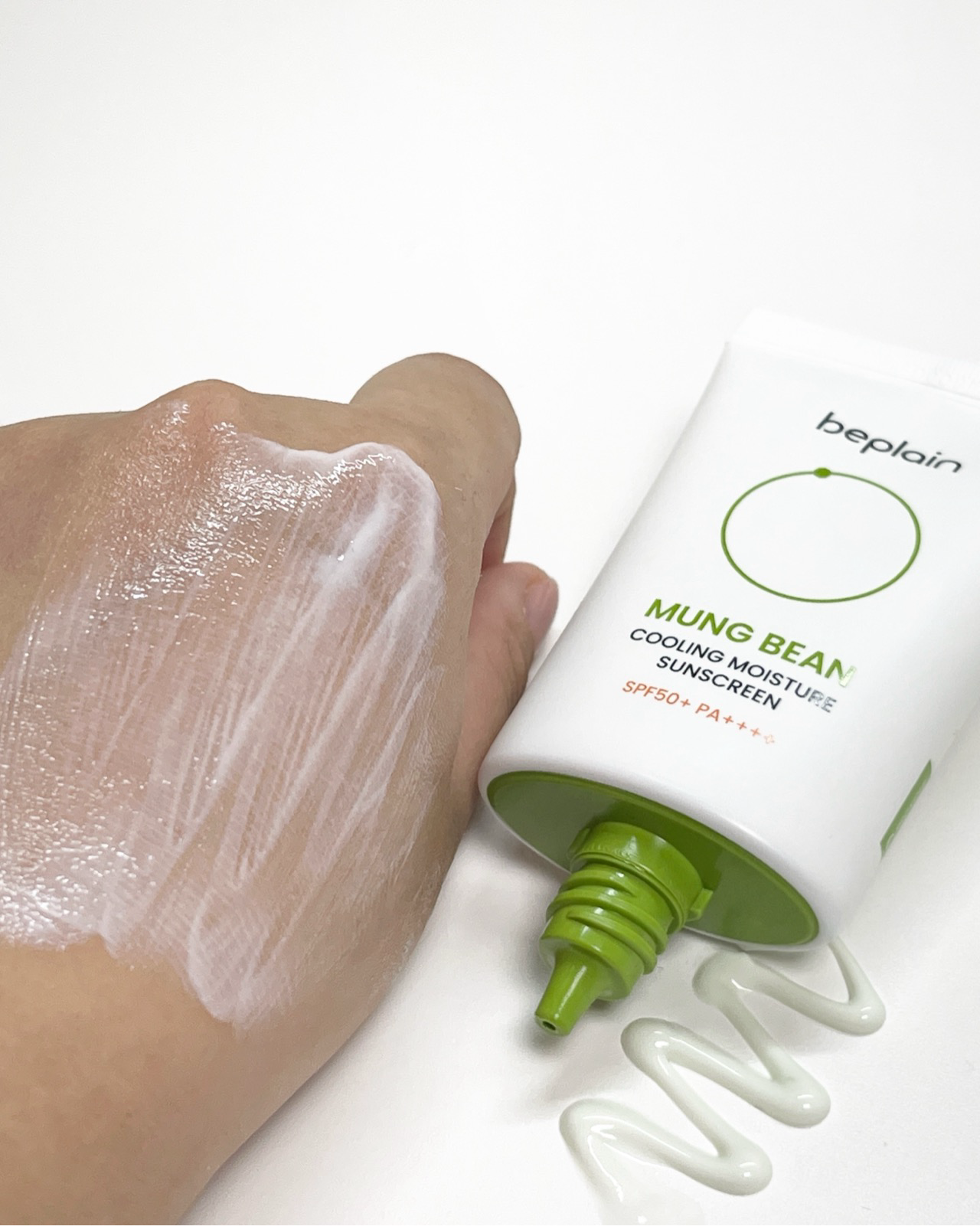 녹두 쿨링 수분 선크림 [SPF50+/PA++++] 이미지 1