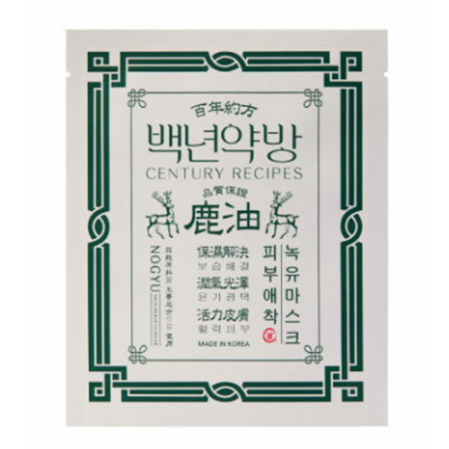 피부애착 녹유마스크