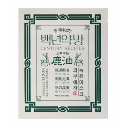 피부애착 녹유마스크