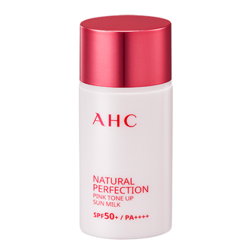 AHC 내추럴 퍼펙션 핑크 톤업 선 밀크 [SPF50+PA++++] 제품 이미지