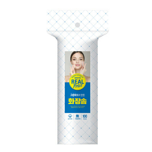 리얼프라이스 그린비에서 만든 화장솜 제품 이미지